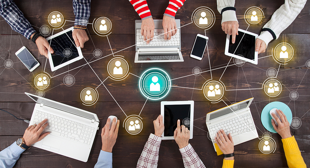 Réseau de professionnels connectés